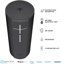 Load image into Gallery viewer, Ultimate Ears MEGABLAST Portable Waterproof Wi-Fi and Bluetooth Speaker with Hands-Free Voice Control